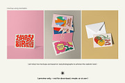 DIN A greeting card mockup set, an Advertising Mockup by MCKP*ME (Thumbnail 3 of 7)