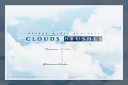 Clouds Brushes, a Brush Add-On by VectorMedia (Thumbnail 1 of 5)