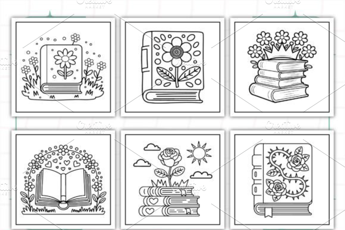 Floral Books Bold & Easy Book, a Decorative Illustration by Design Station (Photo 9 of 9)