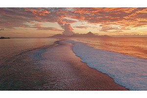 Moorea island reflecting dramatic, a Holiday Photo by Goinyk