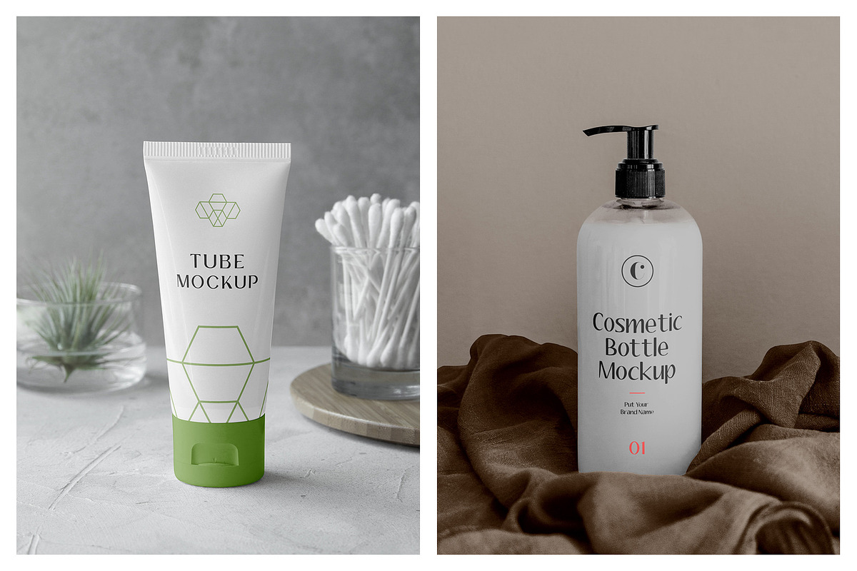 Cosmetic Packaging Bottle Mockups, a Pens & Pencil Mockup by MockupForest (Photo 8 of 11)