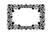 Nature Frame Art Silhouette Clipart, a Graphic by hafijul (Thumbnail 8 of 13)