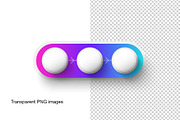 Process Step Infographic Templates, a Presentation Template by Grafvish (Thumbnail 5 of 6)