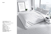 Bedroom Bedding Mockup Set, a Household Mockup by creatsy2 (Thumbnail 3 of 7)