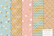 Gold Foil Digital Papers in Grandmas, a Pattern Graphic by Amanda Ilkov (Thumbnail 4 of 4)