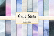 Cloud Strata Agate Geode Textures, a Texture Graphic by Digital Curio (Thumbnail 1 of 5)