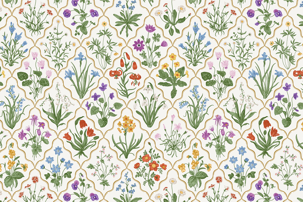 Mille-fleurs. Happy Easter, a Decorative Illustration by olga.korneeva (Photo 11 of 15)