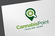 Cannabis Point Logo, a Branding & Logo Template by emotions76 (Thumbnail 1 of 3)