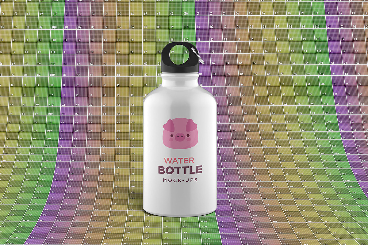 Water Bottle Mock-up, a Packaging Mockup by AlkStudio (Photo 6 of 7)