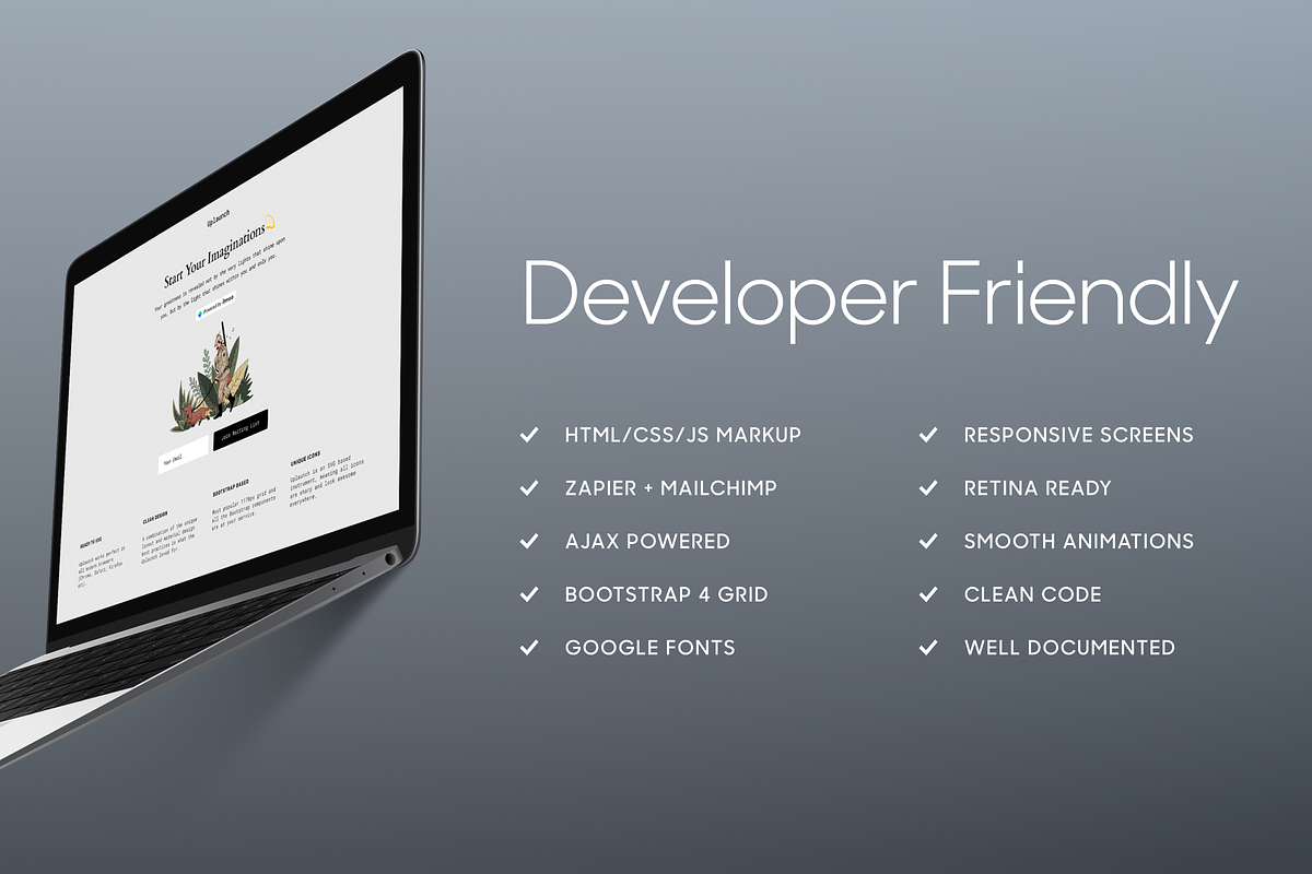 Uplaunch - HTML5 Coming Soon Pages, a Landing Page Template by itmeo (Photo 4 of 4)