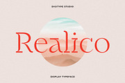 Realico Font, a Font by Digitype Studio (Thumbnail 1 of 10)