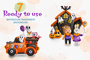Animal Halloween, Halloween Clipart, an Animal Illustration by Apixsala (Thumbnail 3 of 14)