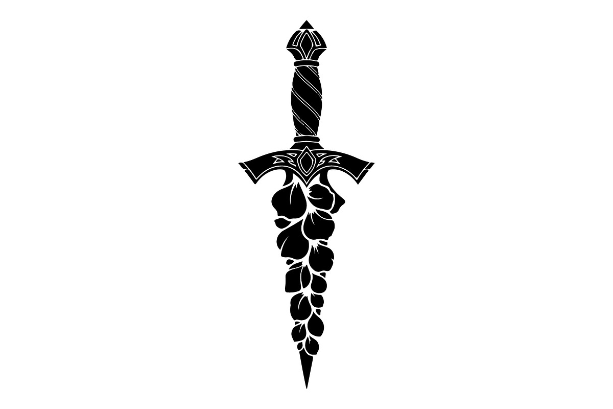 Ornamental Dagger Silhouette Bundle, an Object Illustration by Gaye Art (Photo 6 of 15)