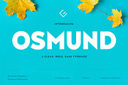 Osmund - Bold Sans Serif, a Sans Serif Font by AlienValley