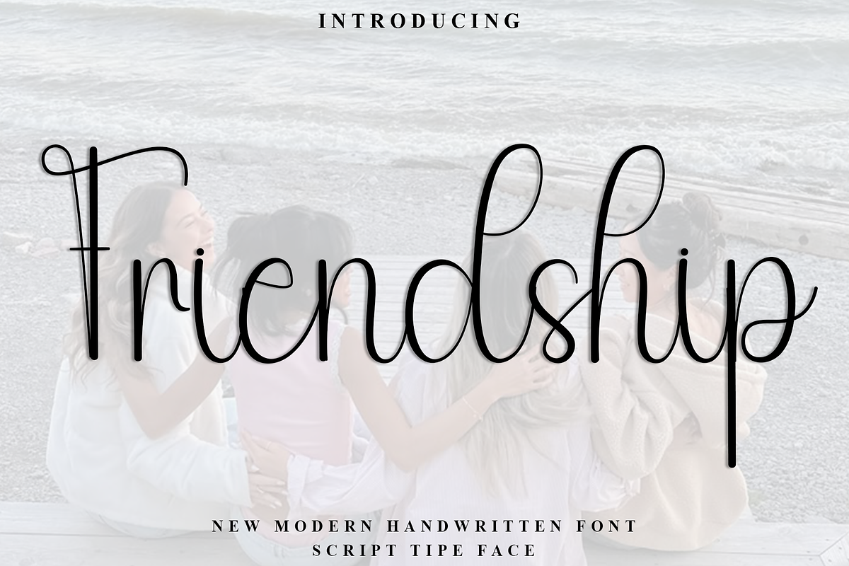 Friendship, a Handwritten Font by InermediaSTUDIO (Photo 1 of 8)