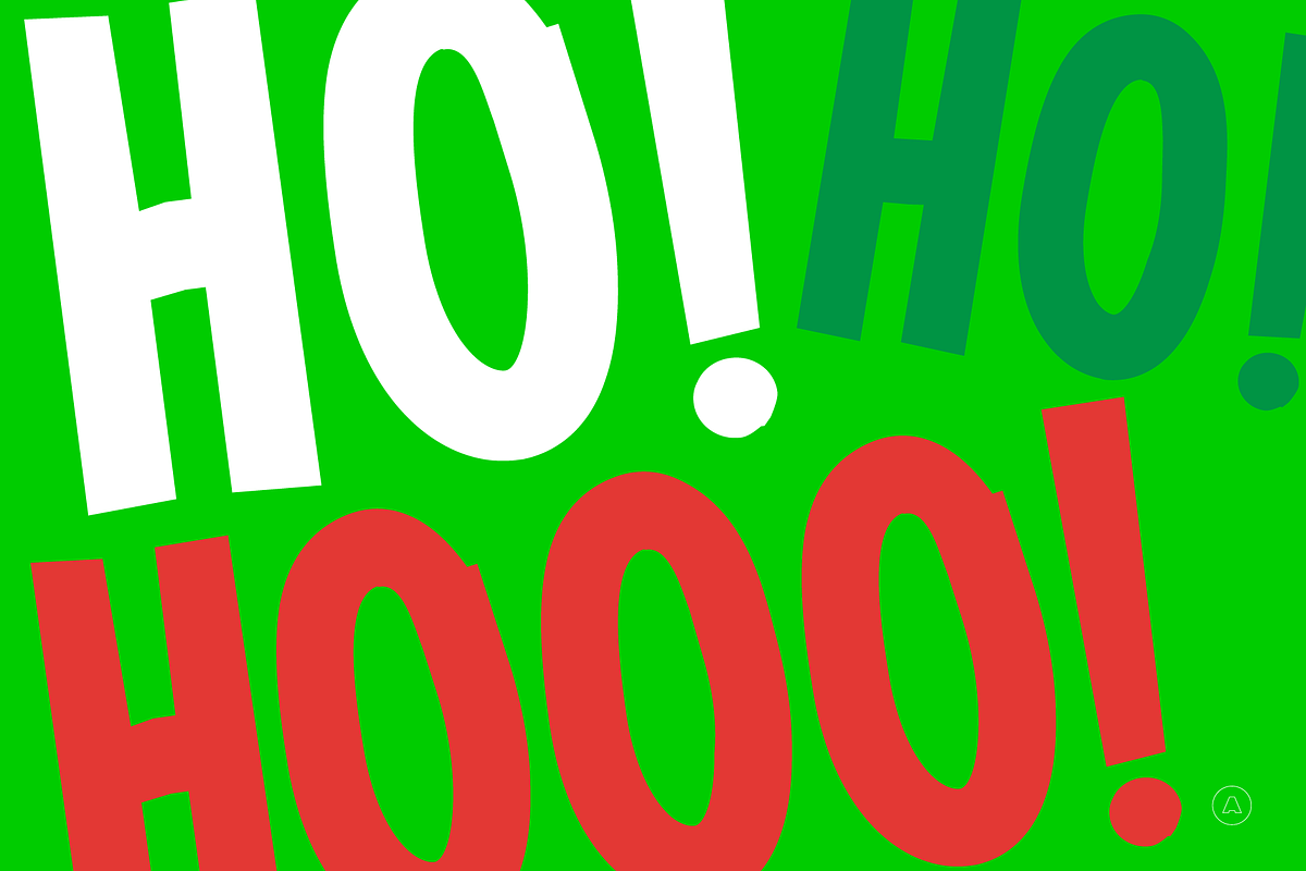 Tizz Holiday Font, a Font by Anthony Grant (Photo 2 of 4)