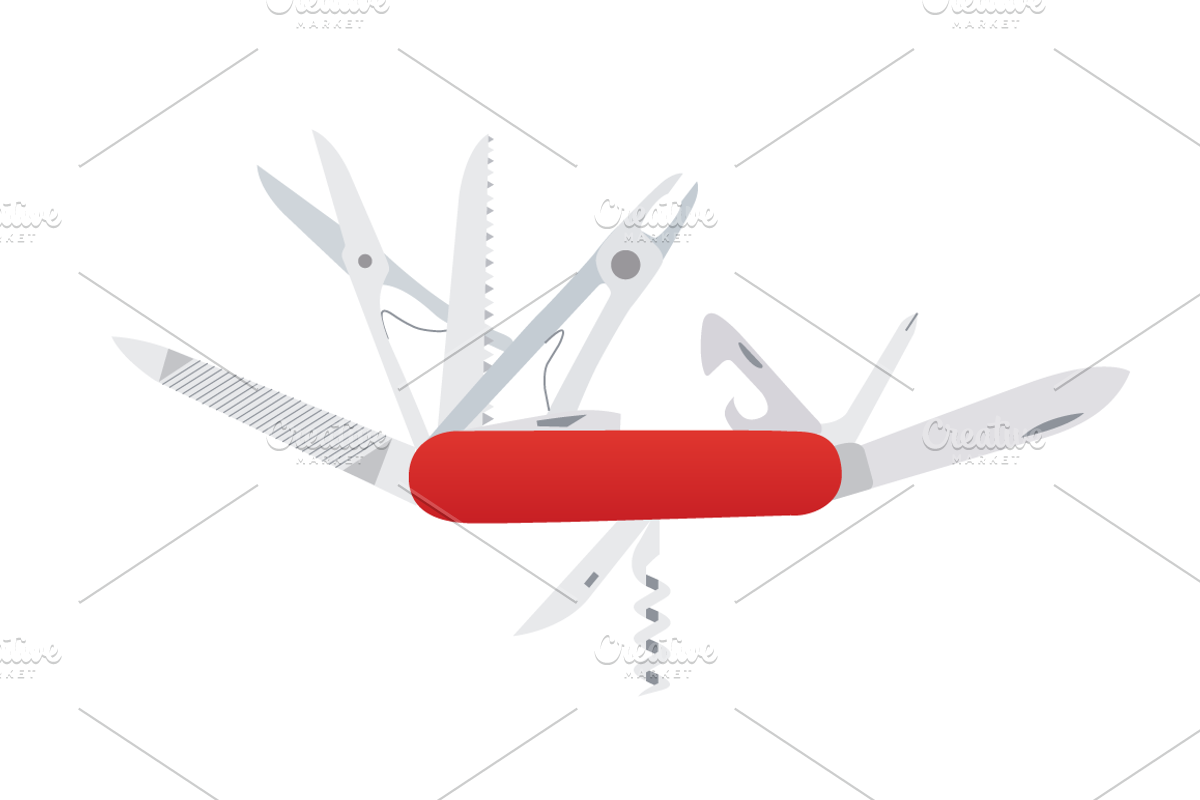 pocketknife, an Object Illustration by vekstok (Photo 2 of 2)