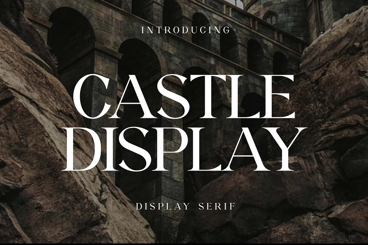 Castle Display Serif Display Font, a Serif Font by UICreative (Photo 1 of 13)