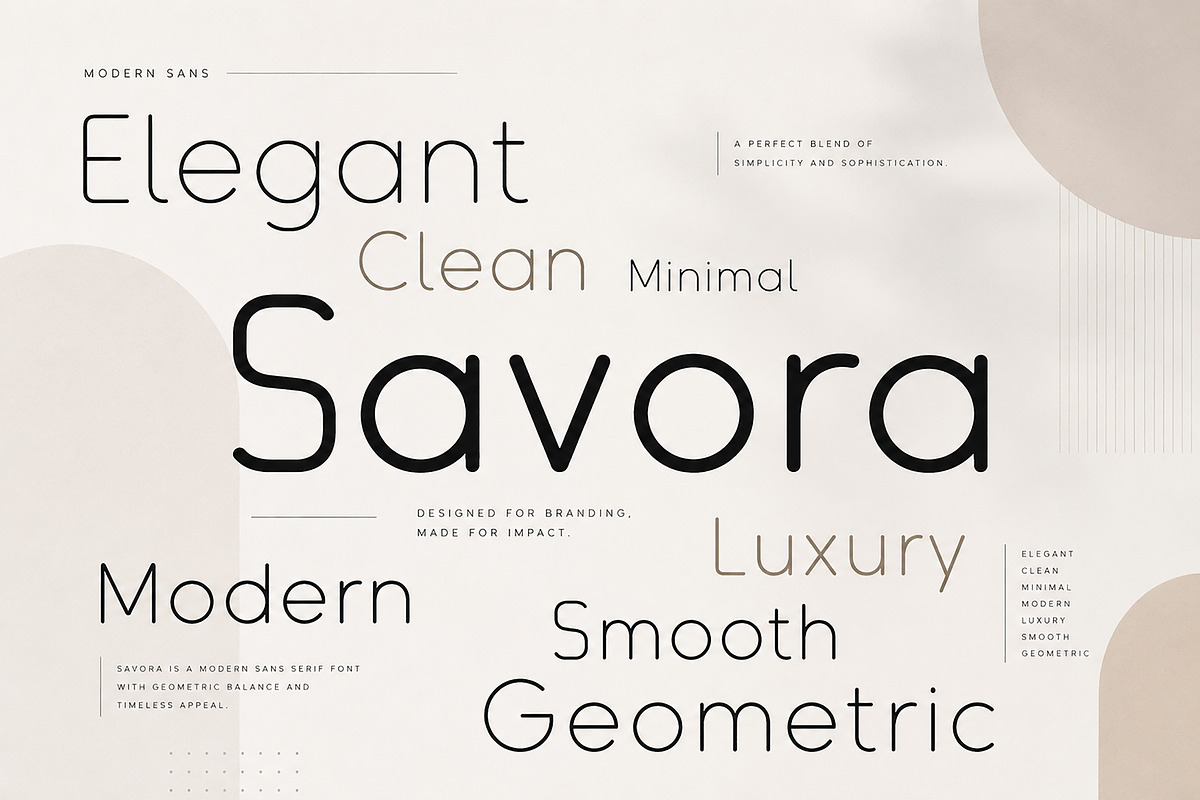 Savora, a Sans Serif Font by Wow Magic (Photo 2 of 5)