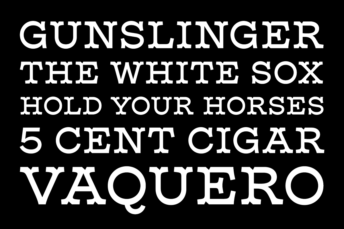 Yeehaw, a Slab Serif Font by Haus Type (Photo 2 of 4)