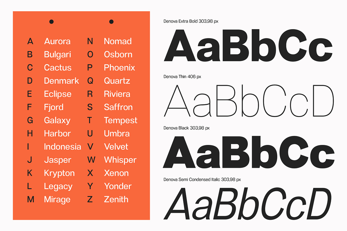 Denova - Variable Grotesk Sans, a Sans Serif Font by Fargun Studio (Photo 3 of 15)