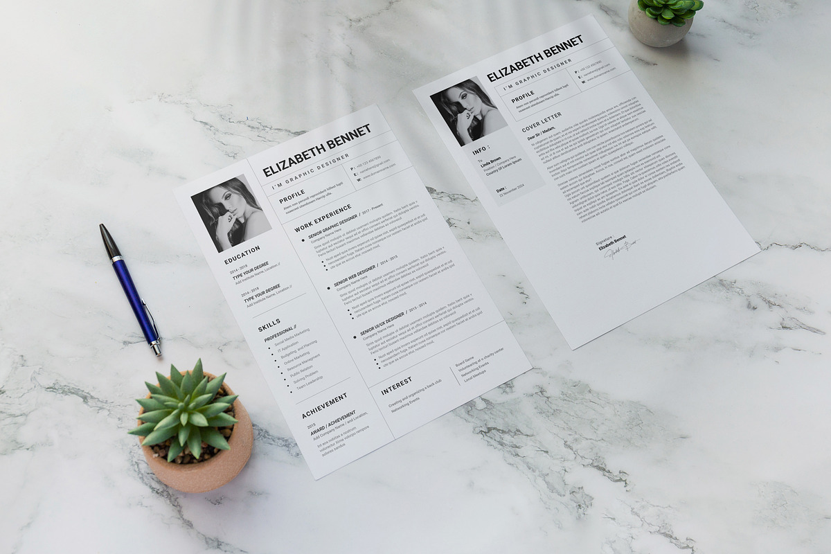 CV Resume Template, a Resume Template by Art Design Shop (Photo 1 of 6)