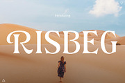 Risbeg – Elegant Serif, a Serif Font by Craft Supply Co. (Thumbnail 1 of 8)