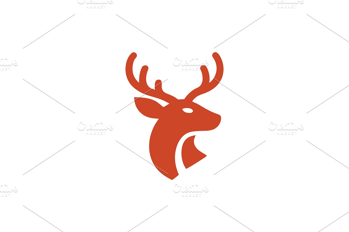 Deer Head Logo Collection, a Branding & Logo Template by Vectorium Studio (Photo 5 of 25)