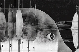 A scientific electric experiment, a Person Illustration by Sybillla