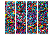 Graffiti Pattern, a Pattern Graphic by Forhadx5 (Thumbnail 7 of 11)