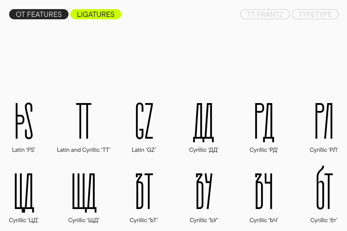 TT Frantz, a Sans Serif Font by TypeType (Photo 11 of 12)
