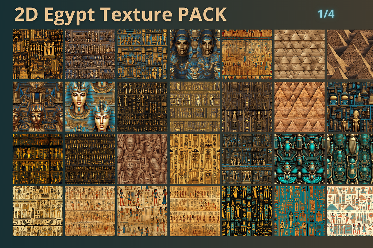 Egyptian texture: Seamless & Tileabl, a Texture Graphic by TwoBitsCompany (Photo 2 of 8)