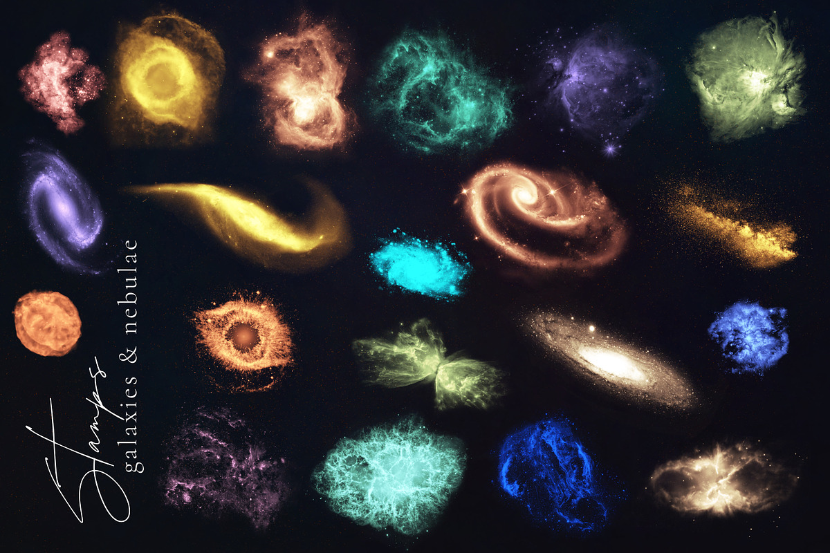 Galaxy Brushes for Procreate, a Brush Add-On by AJ Brushes (Photo 10 of 11)