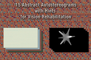 15 Stereograms Set, a Print Template by Kseniya-Omega