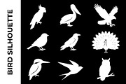 Birds Silhouette Collection, an Object Graphic by nandinigraphics (Thumbnail 2 of 3)