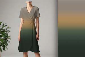 Fashion Gradient Forest Green