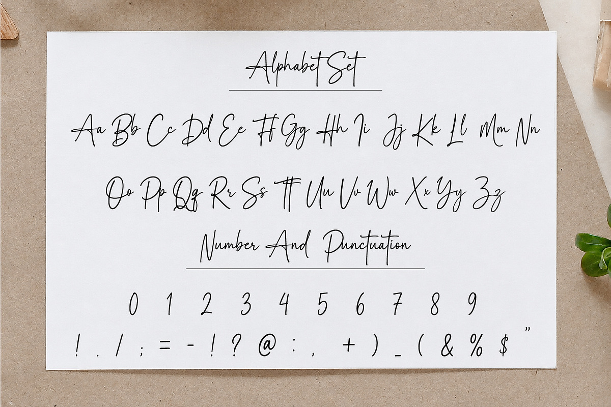Moonlight, a Handwritten Font by Aura Typeface (Photo 2 of 8)