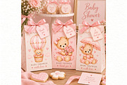 Baby Shower Girl Clipart, an Animal Illustration by Villa 11 Estudio (Thumbnail 11 of 11)