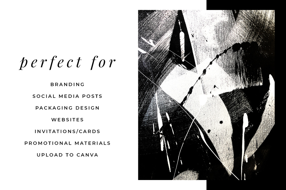 Monochrome Abstract Backgrounds, a Texture Graphic by Carla Fern Designs (Photo 4 of 12)