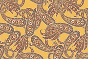 Floral paisley seamless pattern, a Pattern Graphic by antalogiya (Thumbnail 5 of 6)