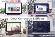 MacBook Front View Mockups, a Mac Mockup by Mockups & Illustrations (Thumbnail 7 of 11)