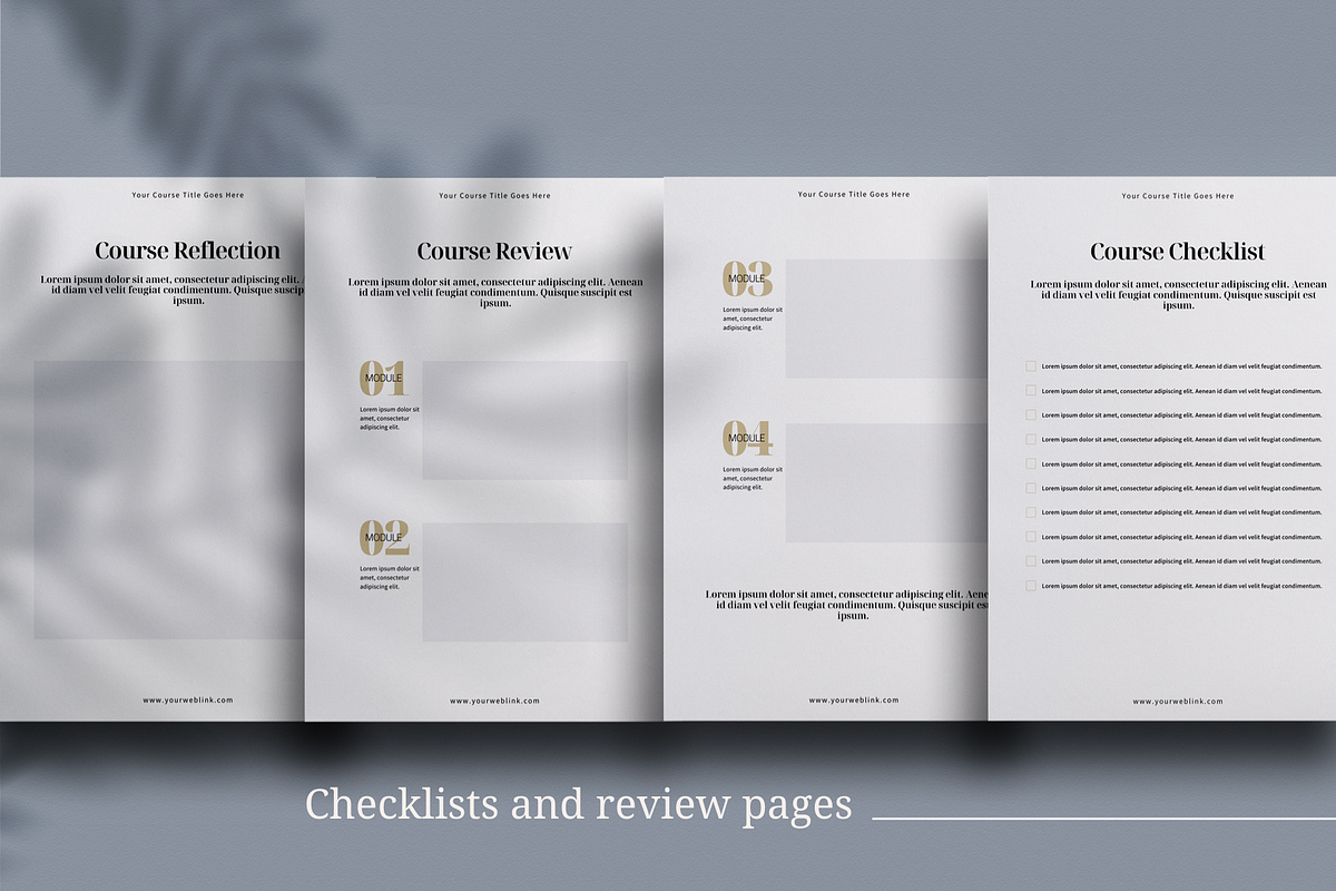 eCourse Workbook Canva template, a Magazine Template by 3.14&Co (Photo 9 of 12)