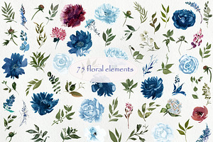 PNG Files Watercolor Fresh Flowers 1