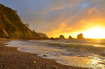 Silence beach containing beach, sea, and waves