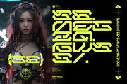 NCL GESROB - Cyberpunk Font, a Sans Serif Font by Enxyclo Studio (Thumbnail 5 of 14)