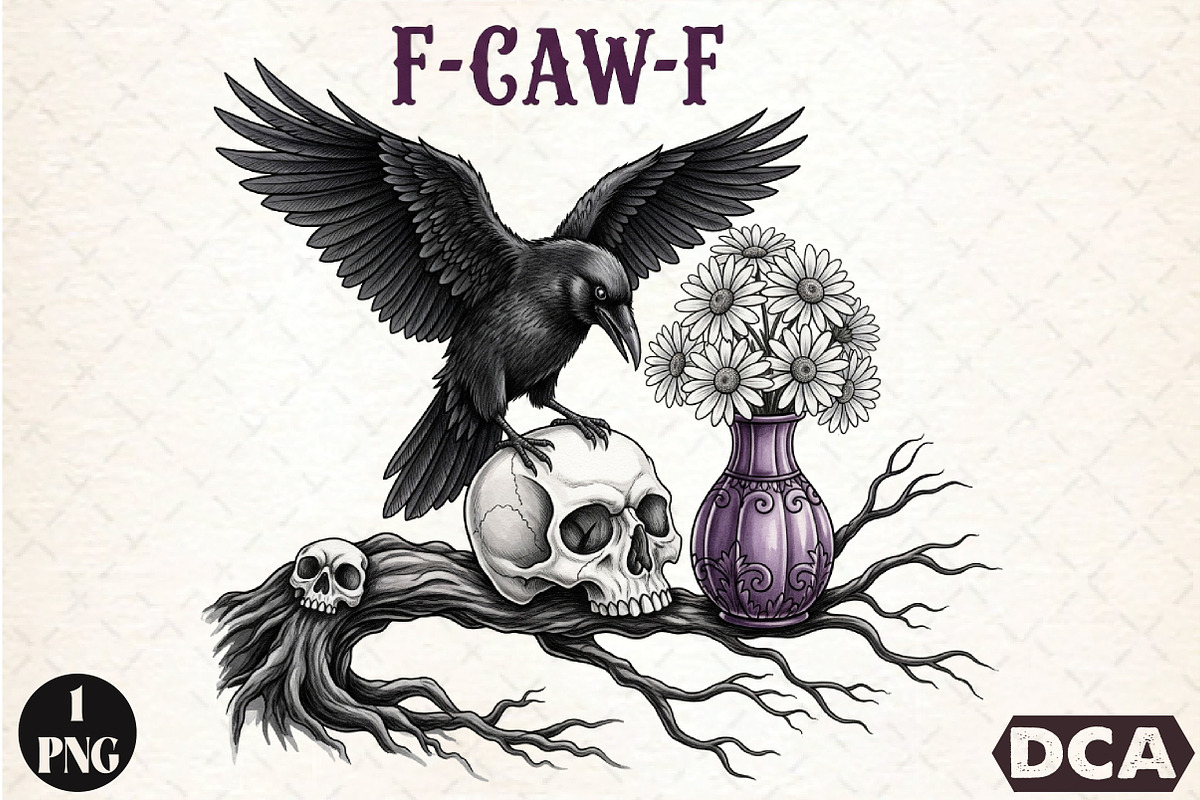 F-CAW-F Funny Halloween, an Illustration by DreamCafeArt (Photo 1 of 7)