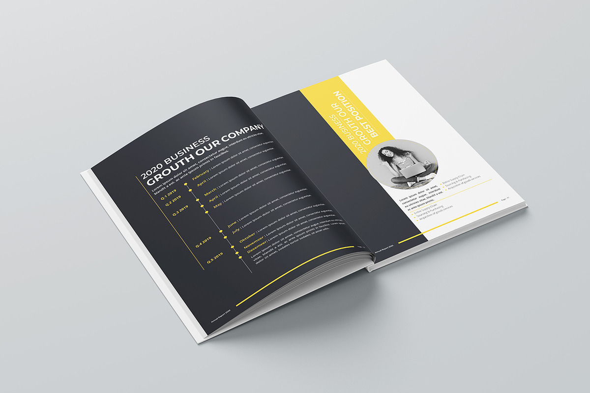 Annual Report Bundle | Word, indd, a Brochure Template by obayes (Photo 11 of 51)