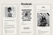Flodesk Email Newsletter Templates, an Email Template by Branding Babe Co. (Thumbnail 1 of 6)