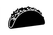 Tasty Taco Silhouette Collection, an Object Graphic by Designs_River (Thumbnail 2 of 3)