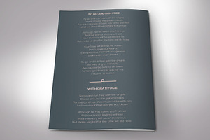 Oceans Funeral Program Word -4 Pages